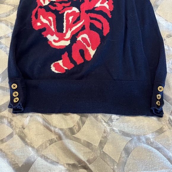 Lily Pulitzer tiger knit sweater - Picture 3 of 6